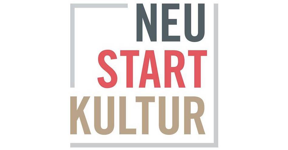Logo mit Aufschrift "Neustart Kultur"